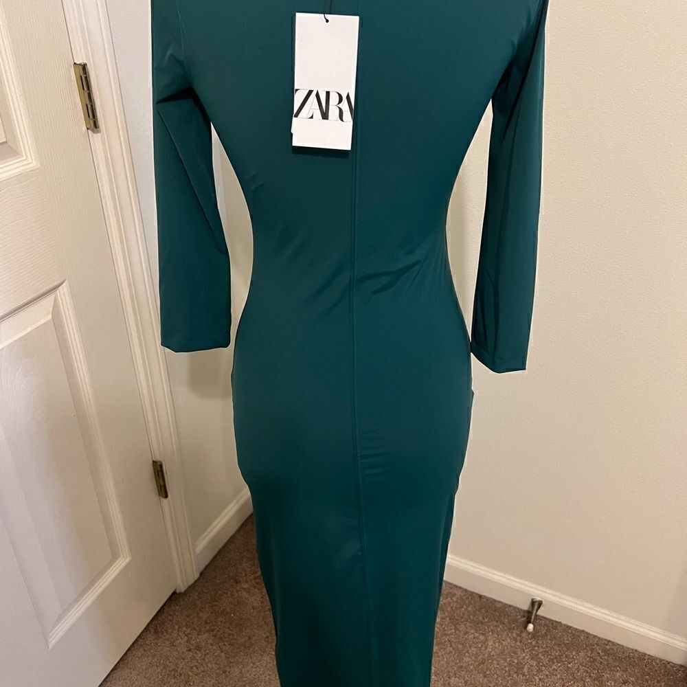 Zara Polyamide Midi Dress Size S NWT - Picture 6 of 14